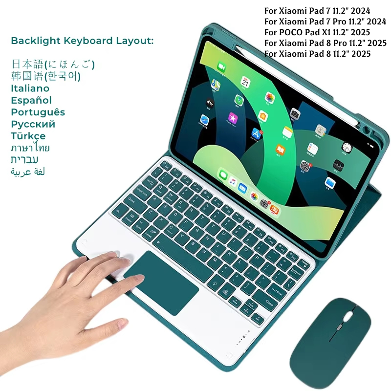 Gaming Keyboard Mechanical Wireless - Backlight Keyboard Case Mouse for Xiaomi