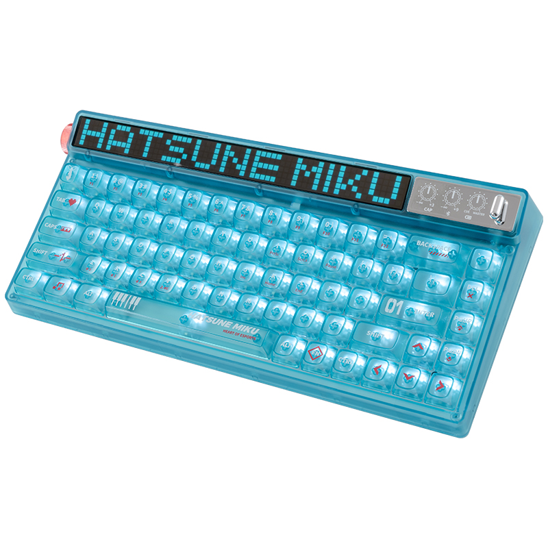 Anime Hatsune Miku Series Mech - Gaming Keyboard Mechanical Wireless review and price