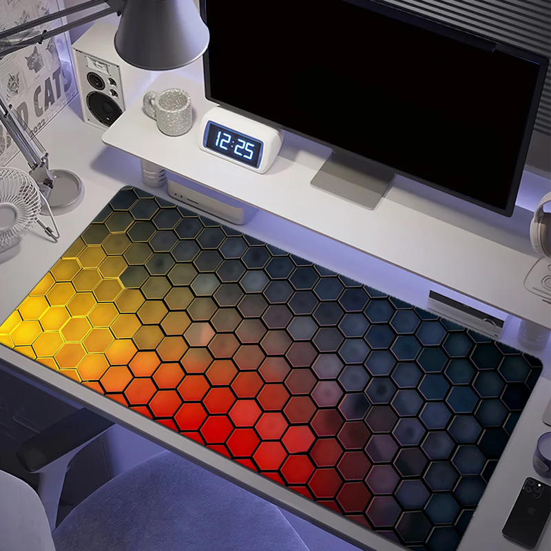 Honeycomb Series Mouse Pad Lar - Gaming Keyboard And Mouse Pad review and price