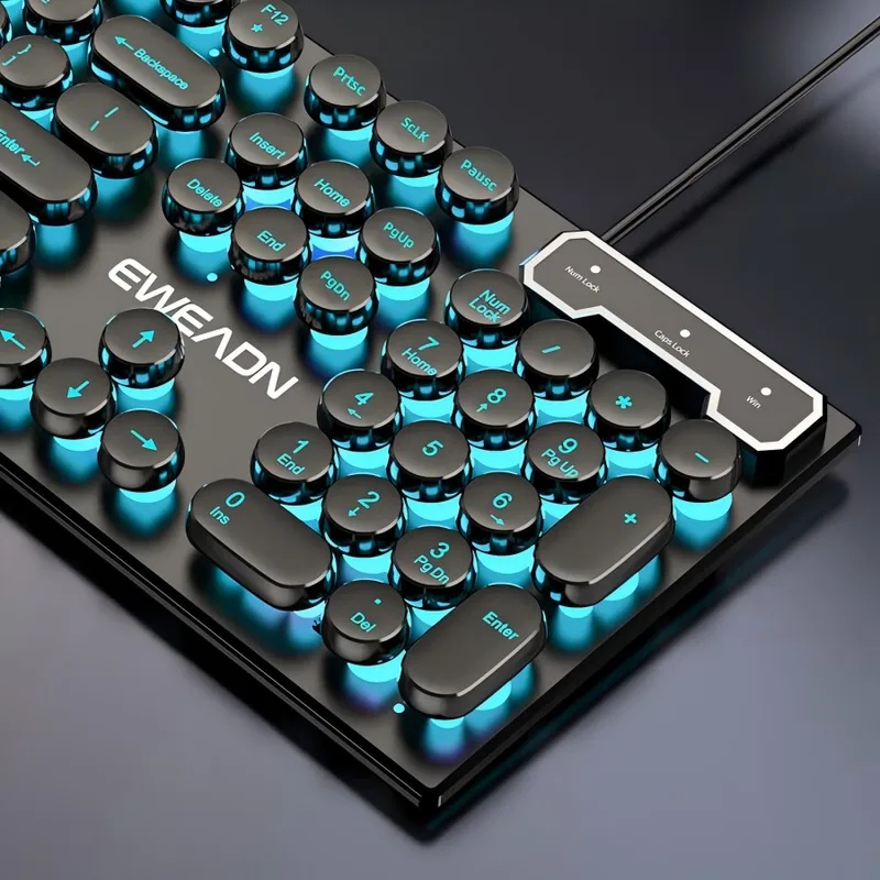 Retro Punk Mechanical Feel Key - Gaming Keyboard Mechanical Wireless review and price