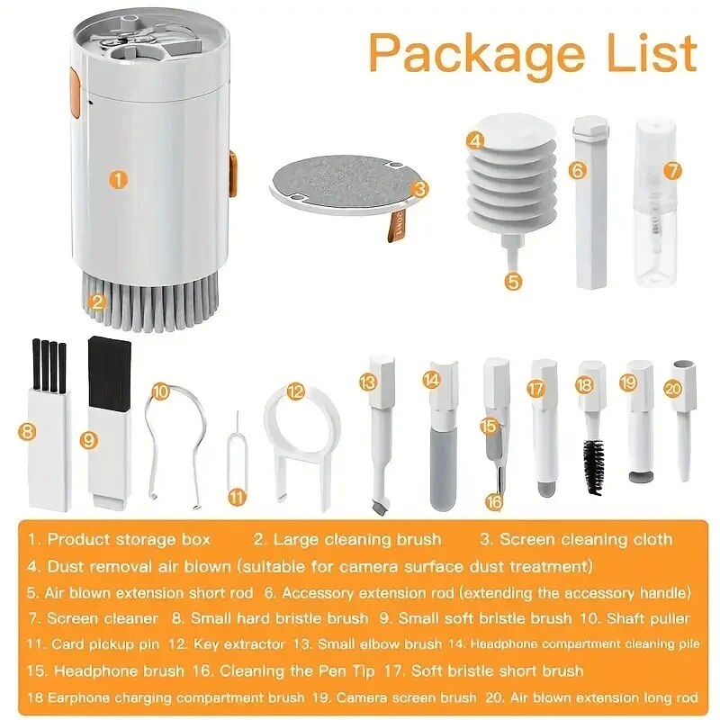 20-in-1 Cleaner Kit Computer K - Keycap Puller Ring review and price