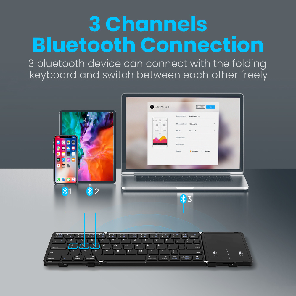 BOW Korea/Russia Wireless Fold - Gaming Keyboard Number Pad review and price
