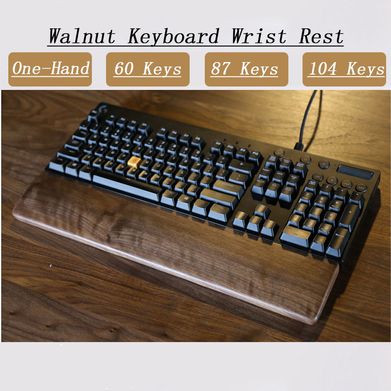 One-Hand Oak Walnut Wooden Key - Gaming Keyboard Number Pad review and price