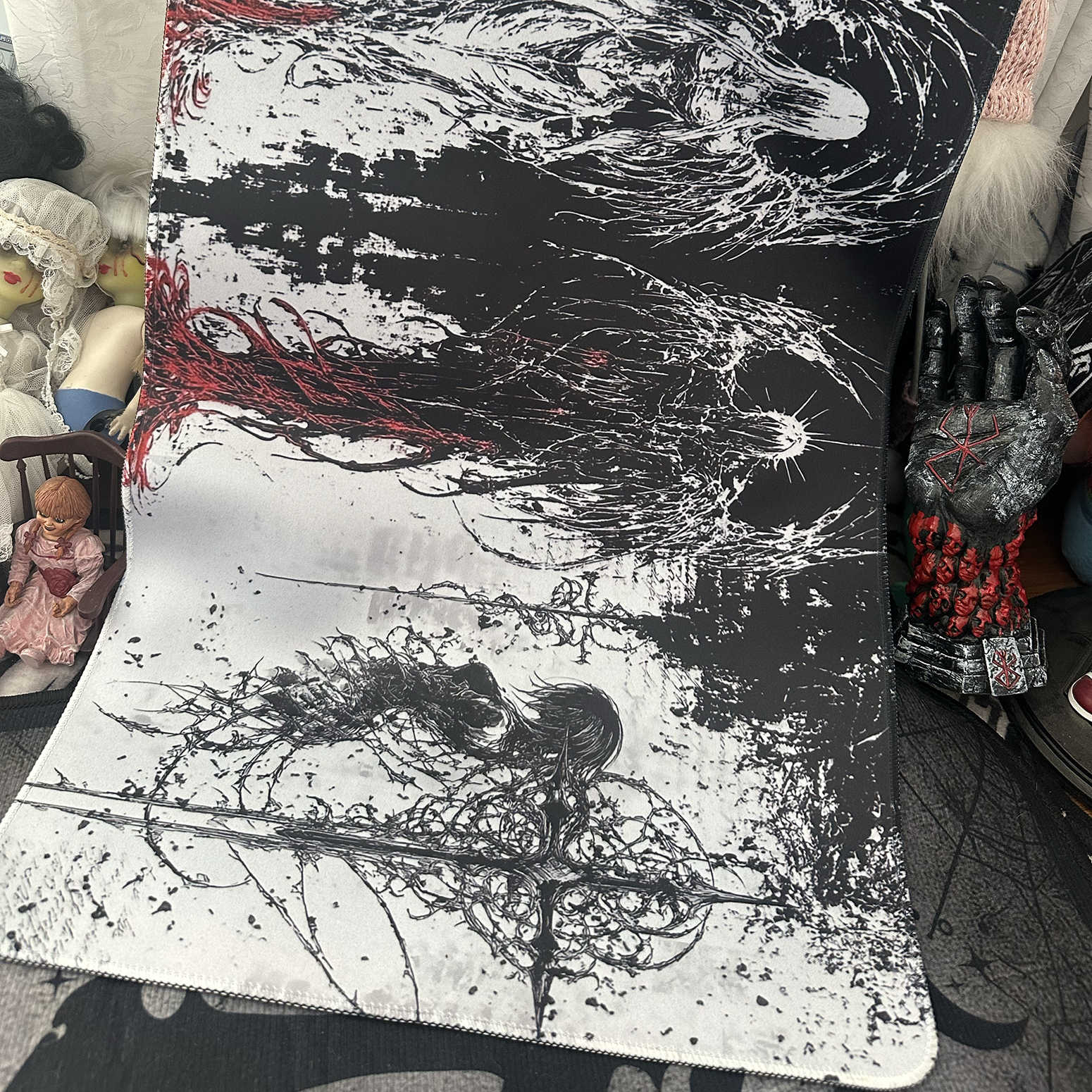 Dark Angel Art Design Large Si - Gaming Keyboard And Mouse Pad review and price