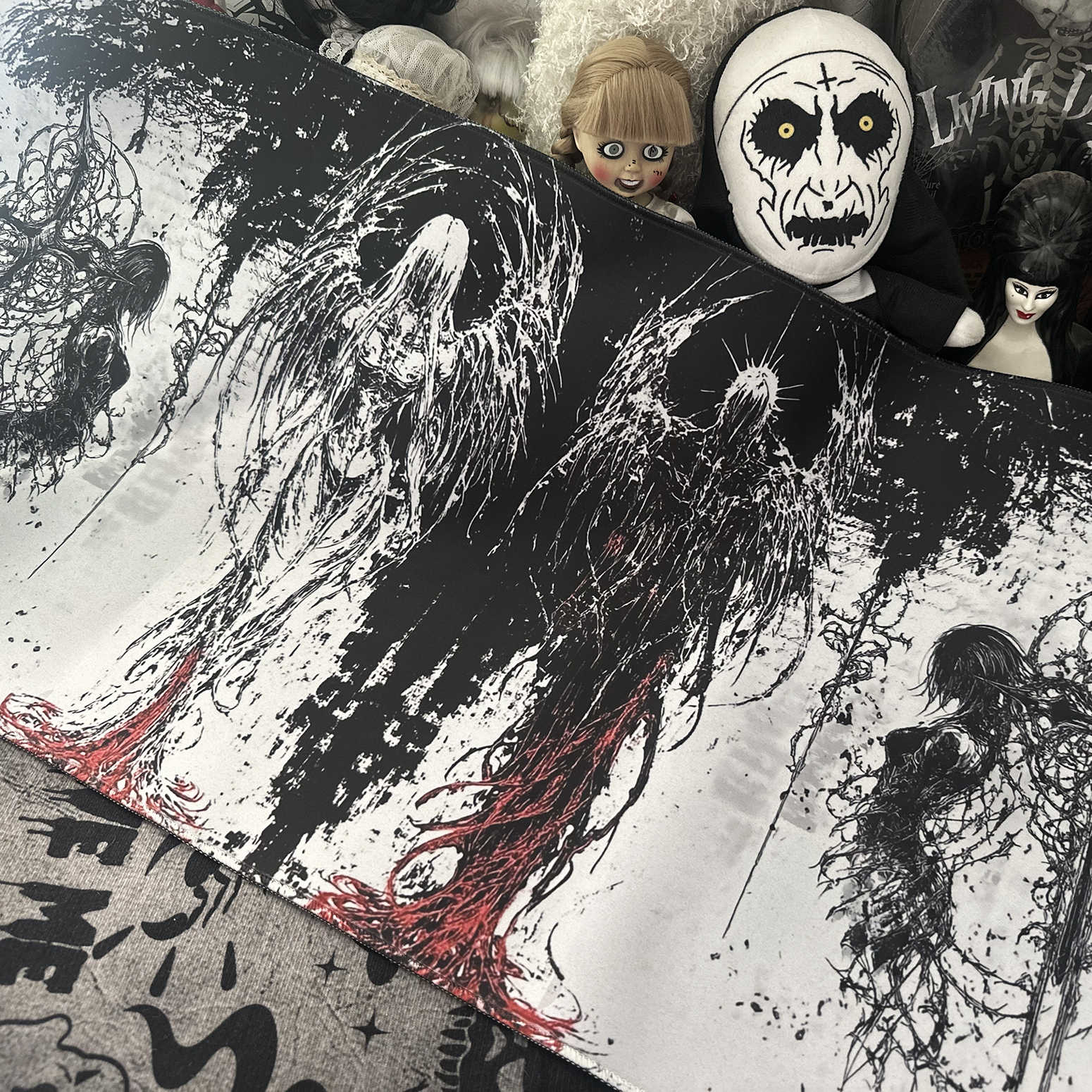 Dark Angel Art Design Large Si - Gaming Keyboard And Mouse Pad review and price