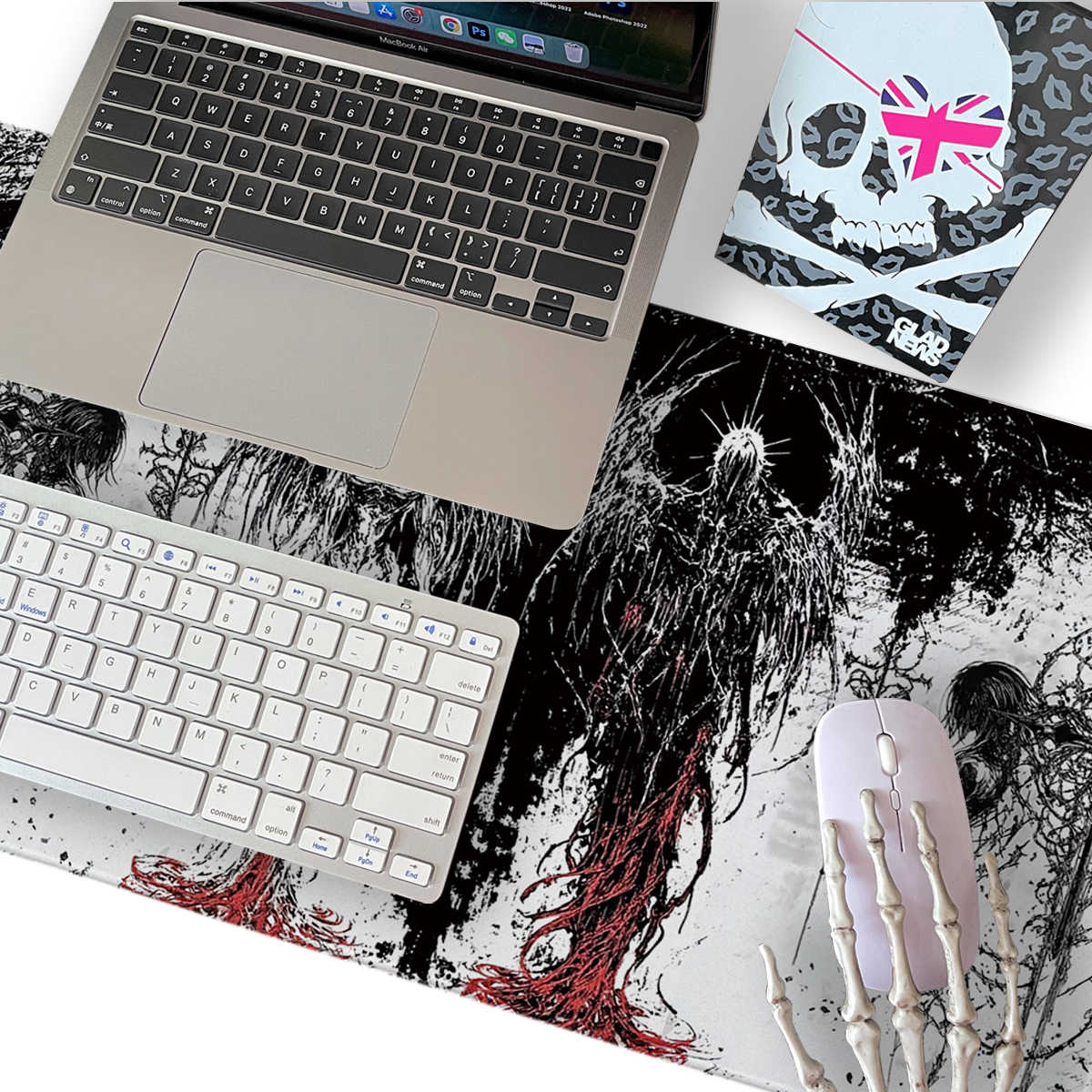 Dark Angel Art Design Large Si - Gaming Keyboard And Mouse Pad review and price