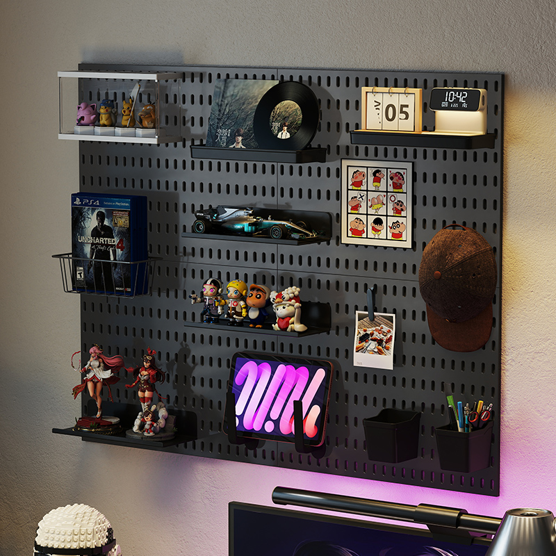 Adhesive Pegboard Shelf for Ga - Gaming Keyboard Mouse review and price