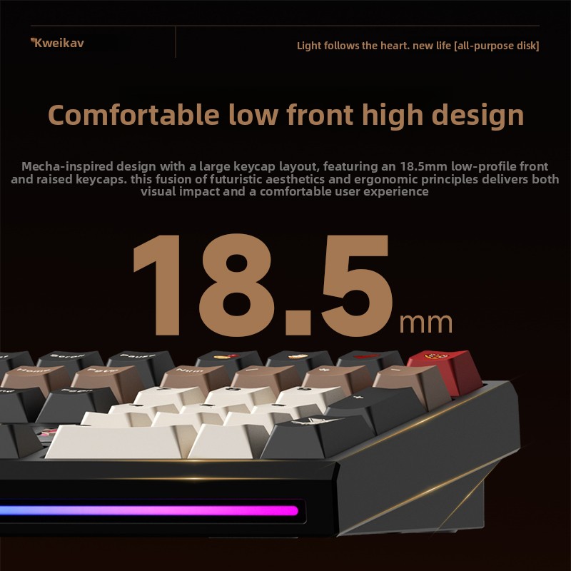 WEIKAV NUT108 Mechanical Keybo - Gaming Keyboard Mechanical Wireless review and price