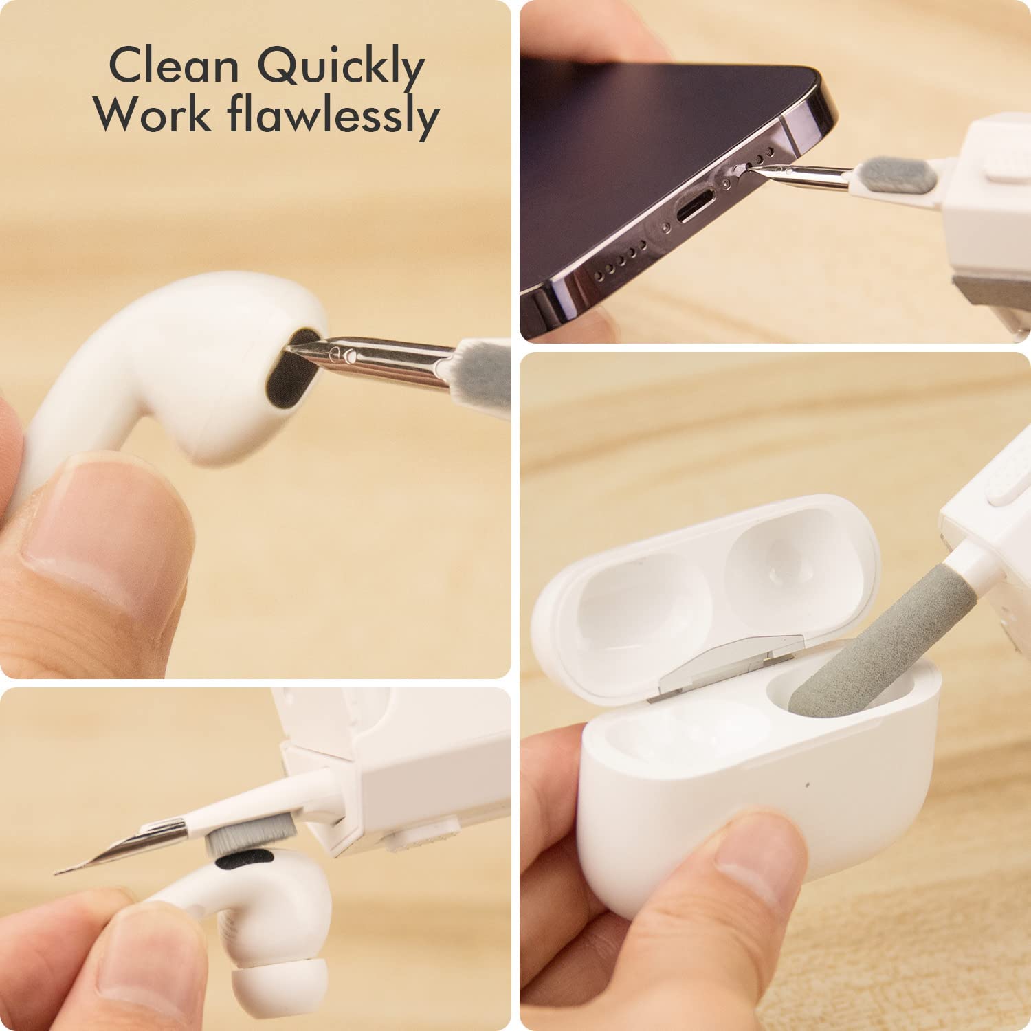 8 in 1 Cleaning Kit Computer K - Keycap Puller Ring review and price