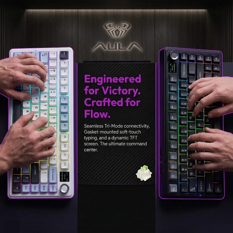 AULA F75 Max Mechanical Keyboa - Gaming Keyboard He review and price