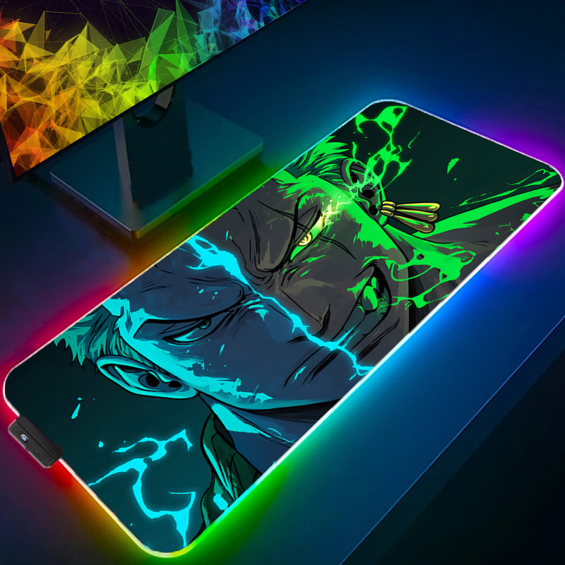 ONE PIECE Zoro Mouse Pad RGB G - Gaming Keyboard He review and price