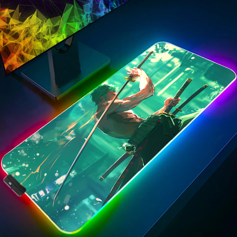 ONE PIECE Zoro Mouse Pad RGB G - Gaming Keyboard He review and price