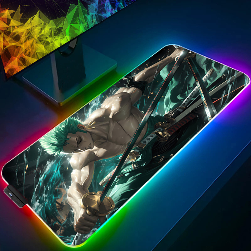 ONE PIECE Zoro Mouse Pad RGB G - Gaming Keyboard He review and price