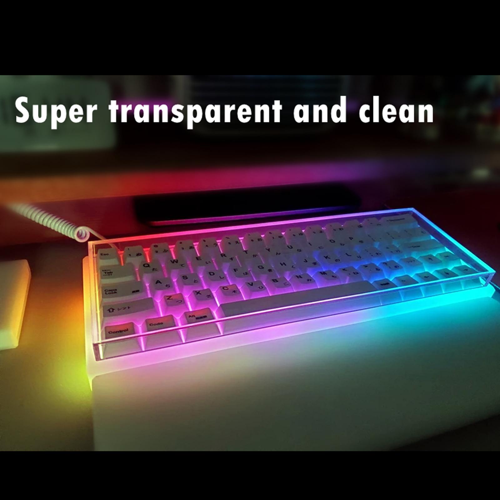 Acrylic Mechanical Keyboard Du - Gaming Keyboard Ergo review and price