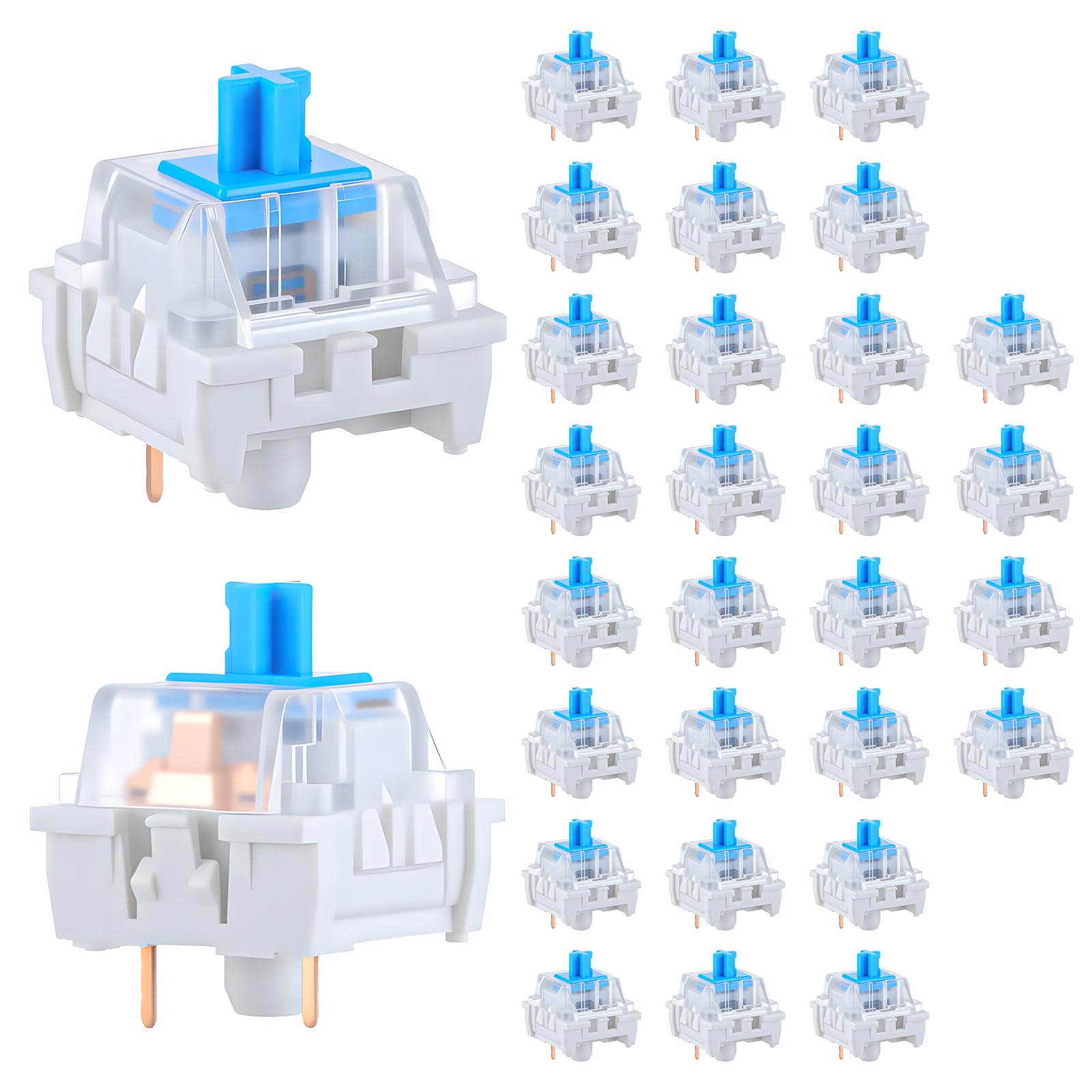 30 PCS Mechanical Keyboard Swi - Gaming Keyboard Blue review and price