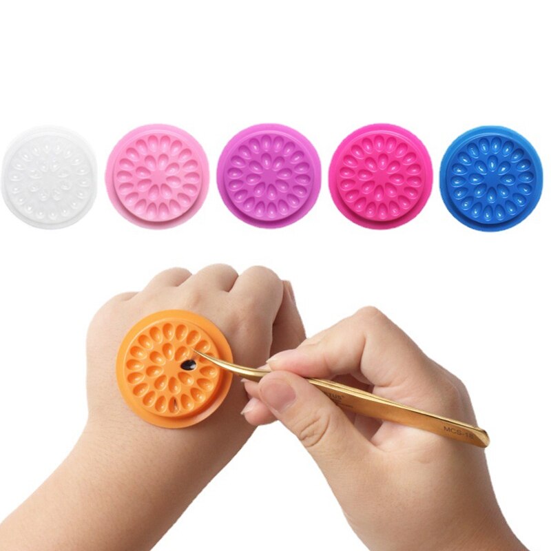 100pcs Eyelash Glue Holder Eye - Gasket Mount Kit review and price
