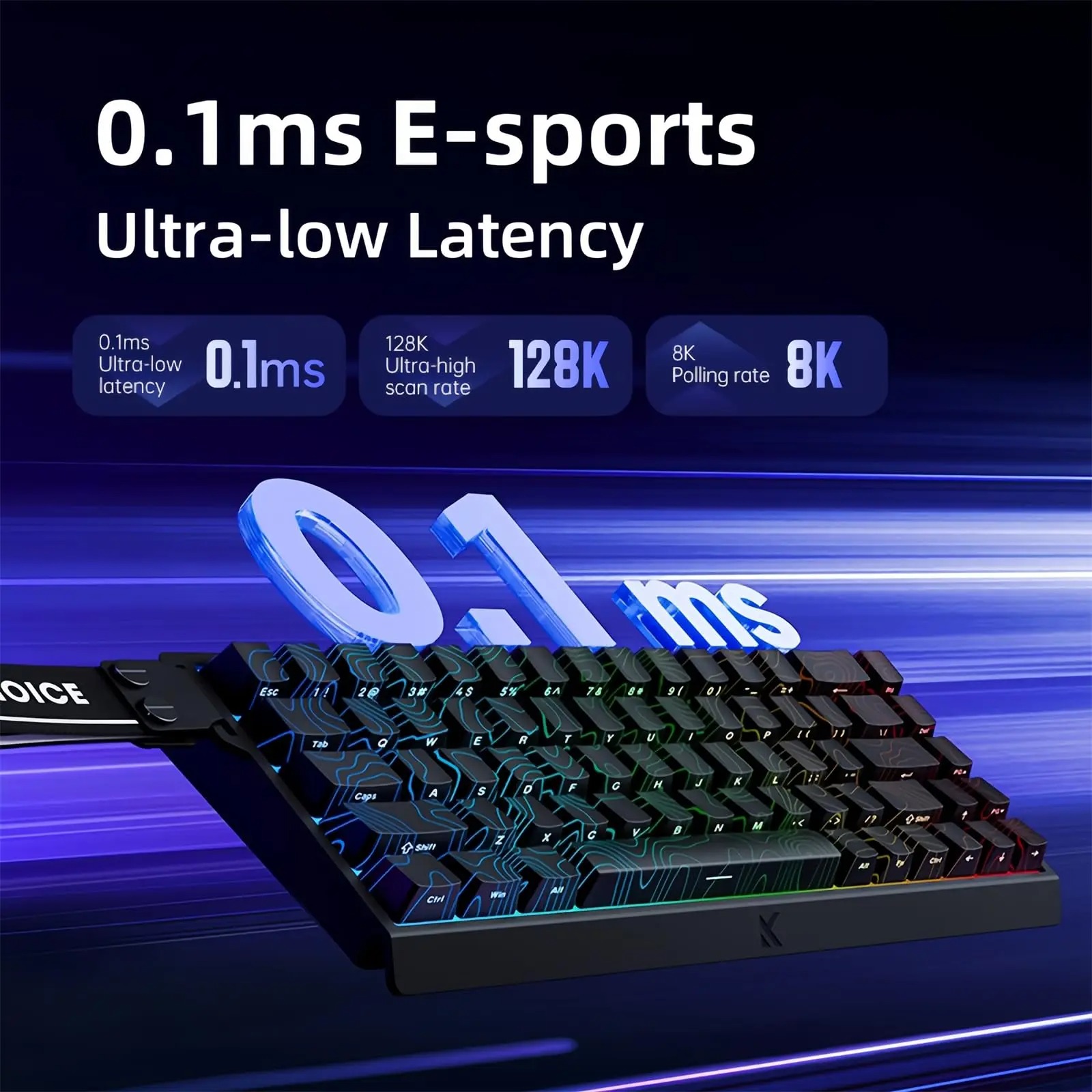 MCHOSE ACE 68 Magnetic Switch  - Gaming Keyboard Hall Effect Switches review and price