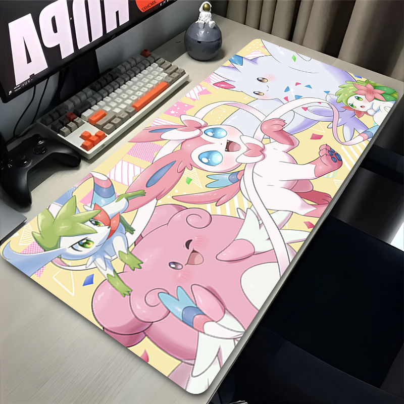 Large Pink Cute Mousepad XXL G - Gaming Keyboard He review and price