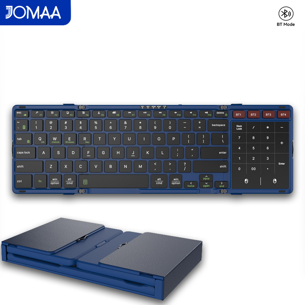 JOMAA Foldable Bluetooth Keybo - Gaming Keyboard Number Pad review and price