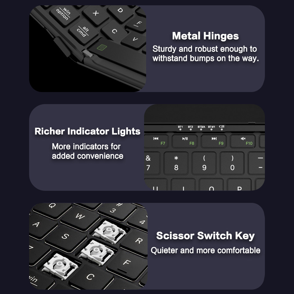 JOMAA Foldable Bluetooth Keybo - Gaming Keyboard Number Pad review and price
