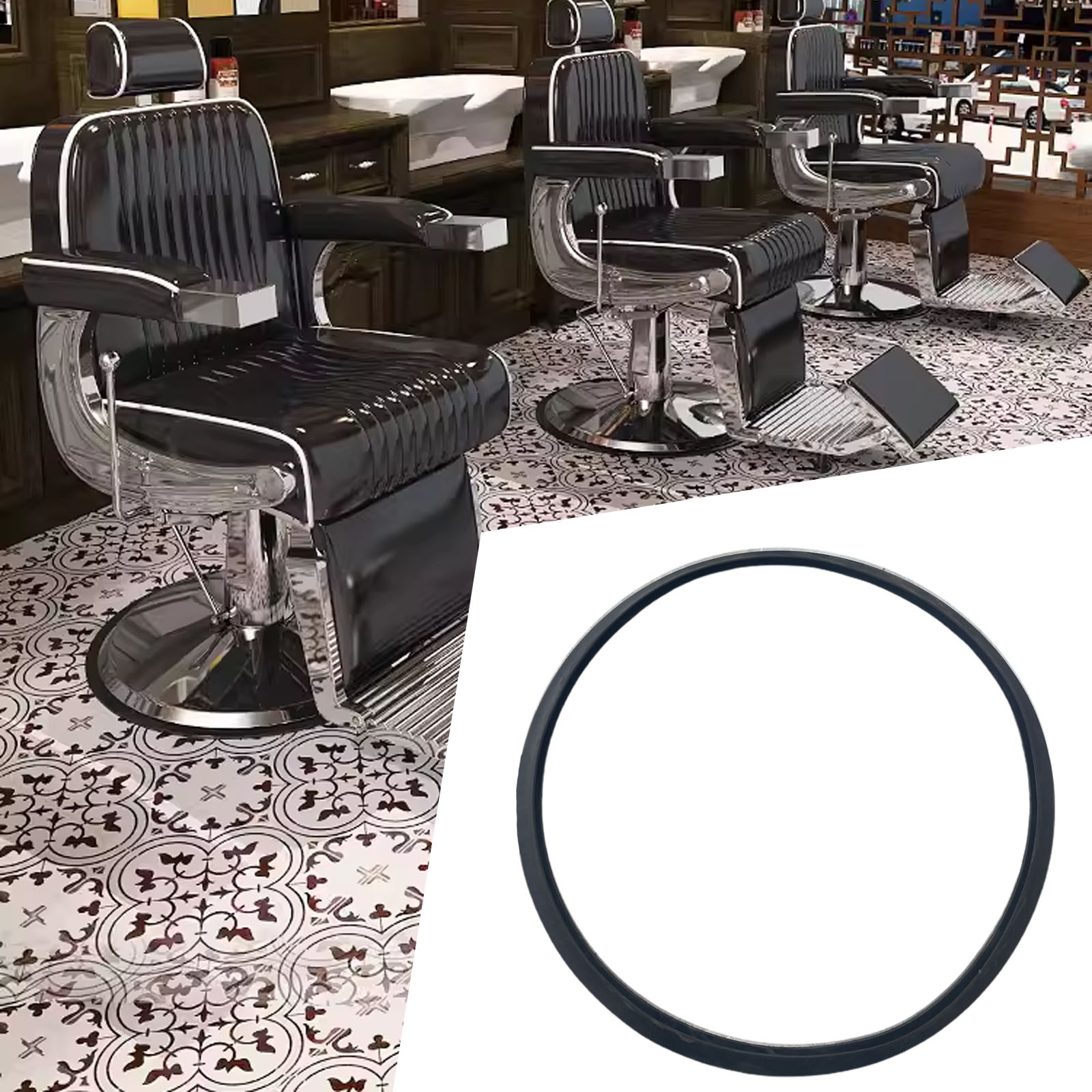 Barber Chair Rubber Base Ring  - Gasket Mount Kit review and price
