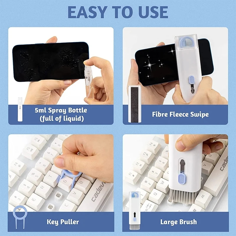 7 in 1 Computer Keyboard Clean - Keycap Puller Ring review and price
